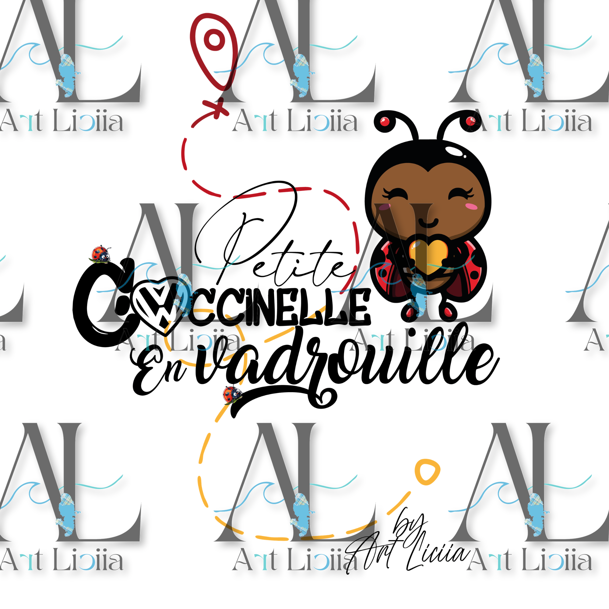 Petite coccinelle en vadrouille - A la demande